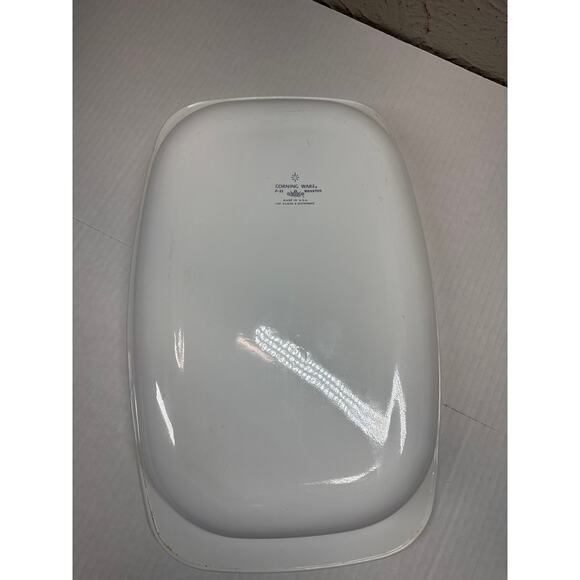 Vintage Corning Ware Blue Cornflower P-21 Roaster Casserole 13x9x2 - Made In USA - Picture 4 of 5